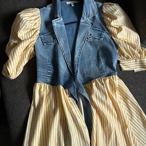 Denim blouse